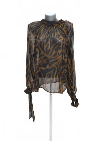 Damen bluse : Brand,Farbeanimal-print,größe: size