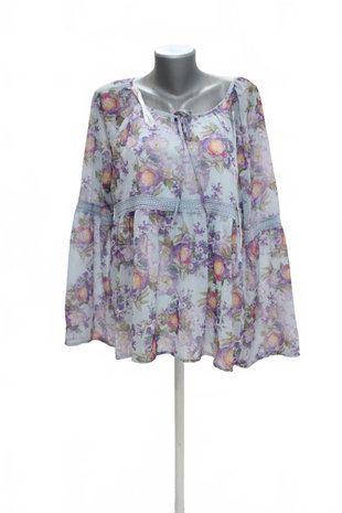 Damen bluse : Brand,Farbegeblümt,größe: size