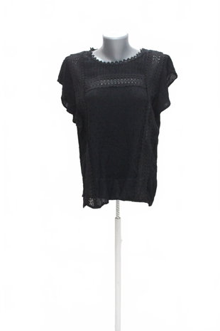 Damen -T-ShirtPage Oneohne Aufdruck,farbeschwarz,größe42
