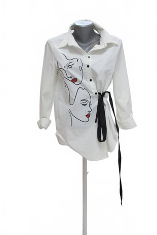 Damen bluse : Brand,Farbeweiss,größe: size