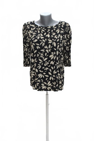 Damen -T-ShirtF&Fohne Aufdruck,farbegeblümt,größe42