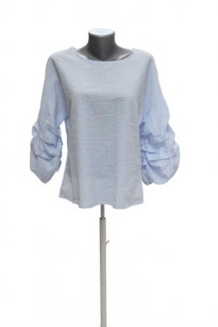 Damen -T-ShirtPromodohne Aufdruck,farbegestreift,größeL
