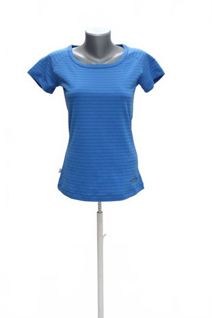 Damen -T-ShirtAlpine Proohne Aufdruck,farbeblau,größeS