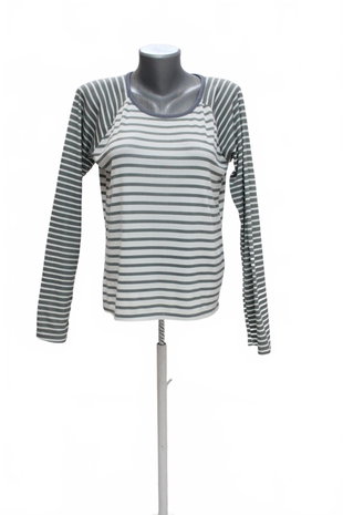 Damen -T-ShirtGenesisohne Aufdruck,farbegestreift,größeXL