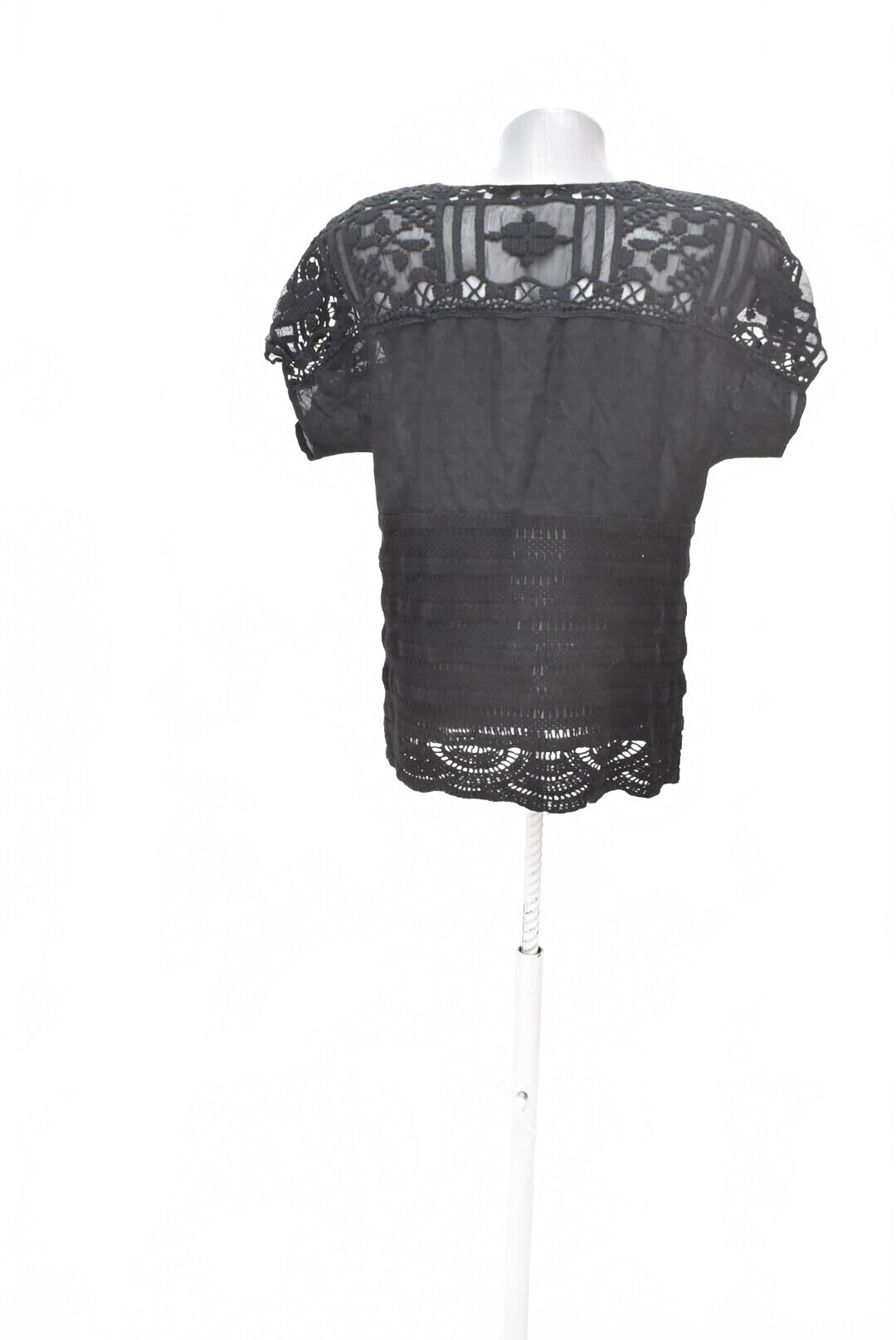 Damen -T-ShirtMangoohne Aufdruck,farbeschwarz,größeS