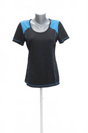 Damen -T-ShirtCrivitohne Aufdruck,farbeschwarz,größeL