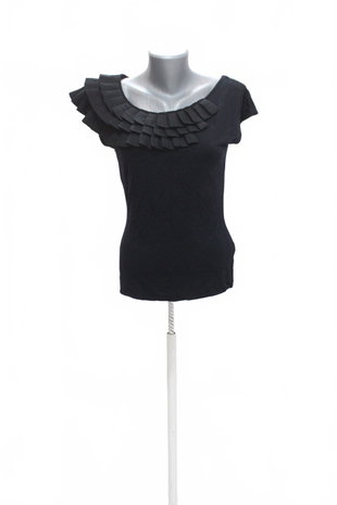 Damen -T-ShirtGenesisohne Aufdruck,farbeschwarz,größe36