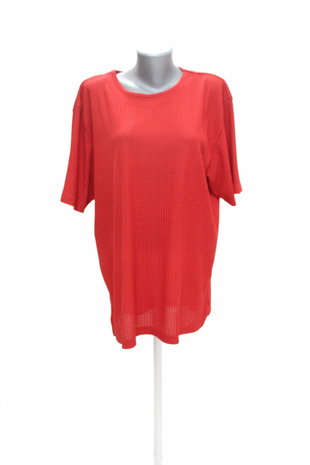 Damen -T-ShirtGenesisohne Aufdruck,farberot,größeXL