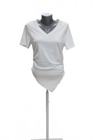 Damen -T-ShirtGenesisohne Aufdruck,farbeweiss,größeL
