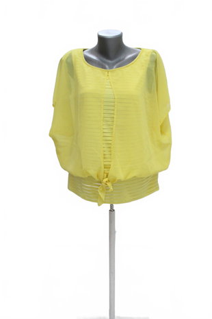 Damen -T-ShirtGenesisohne Aufdruck,farbegelb,größeM