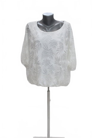 Damen -T-ShirtJaninaohne Aufdruck,farbeweiss,größe42