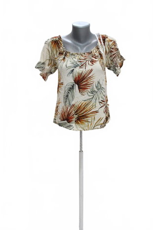 Damen -T-ShirtPrimarkohne Aufdruck,farbegemustert,größe38