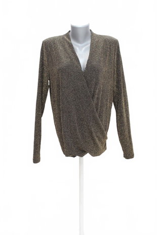Damen -T-ShirtLindexohne Aufdruck,farbegold,größeL