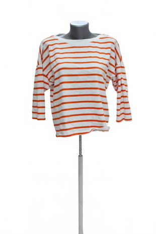 Damen -T-ShirtMohitoohne Aufdruck,farbegestreift,größeS