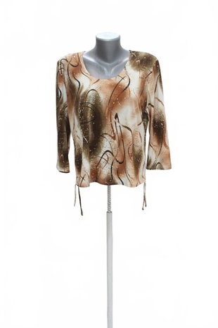 Damen -T-ShirtGenesisohne Aufdruck,farbegemustert,größe44