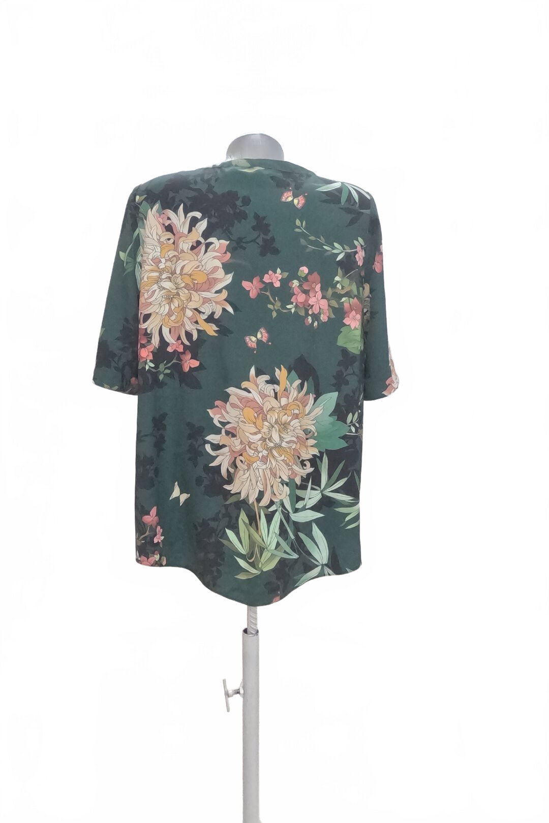 Damen -T-ShirtF&Fohne Aufdruck,farbegeblümt,größe42