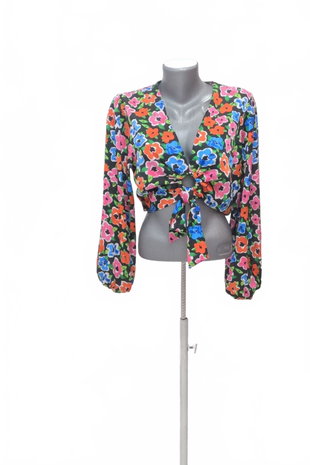 Damen bluse : Brand,Farbegeblümt,größe: size