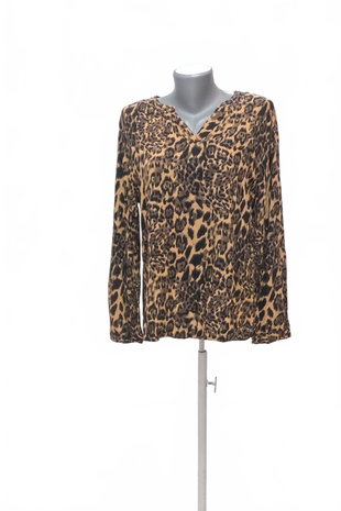Damen -T-ShirtFisherfieldohne Aufdruck,farbeanimal-print,größe42