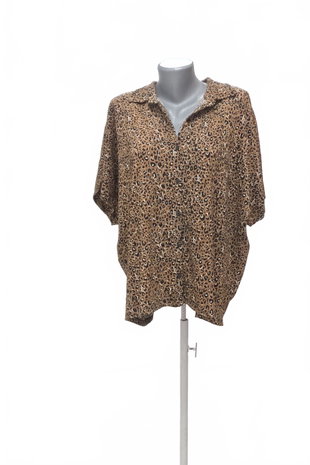 Damen bluse : Brand,Farbeanimal-print,größe: size