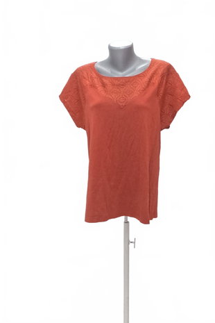 Damen -T-ShirtGenesisohne Aufdruck,farbebraun,größeL