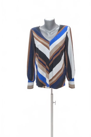 Damen -T-ShirtOnlyohne Aufdruck,farbegestreift,größe36