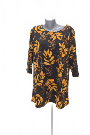 Damen -T-ShirtCellbesohne Aufdruck,farbegeblümt,größe46