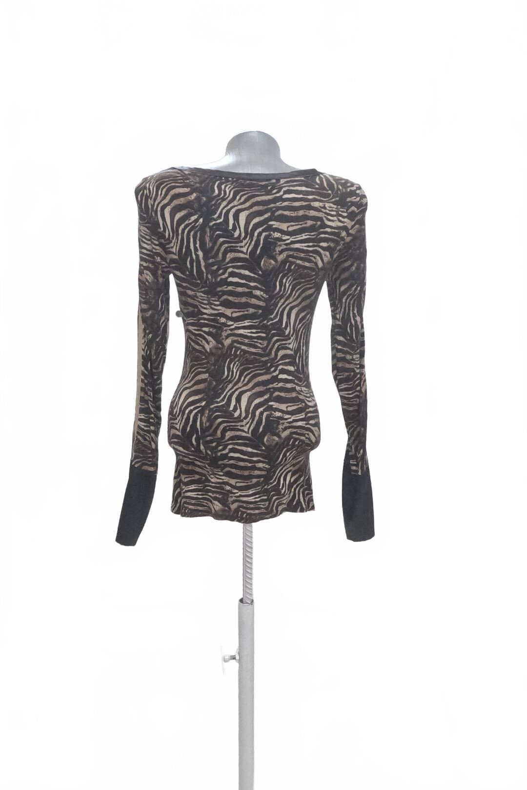 Damen -T-ShirtInfiniteohne Aufdruck,farbeanimal-print,größeS
