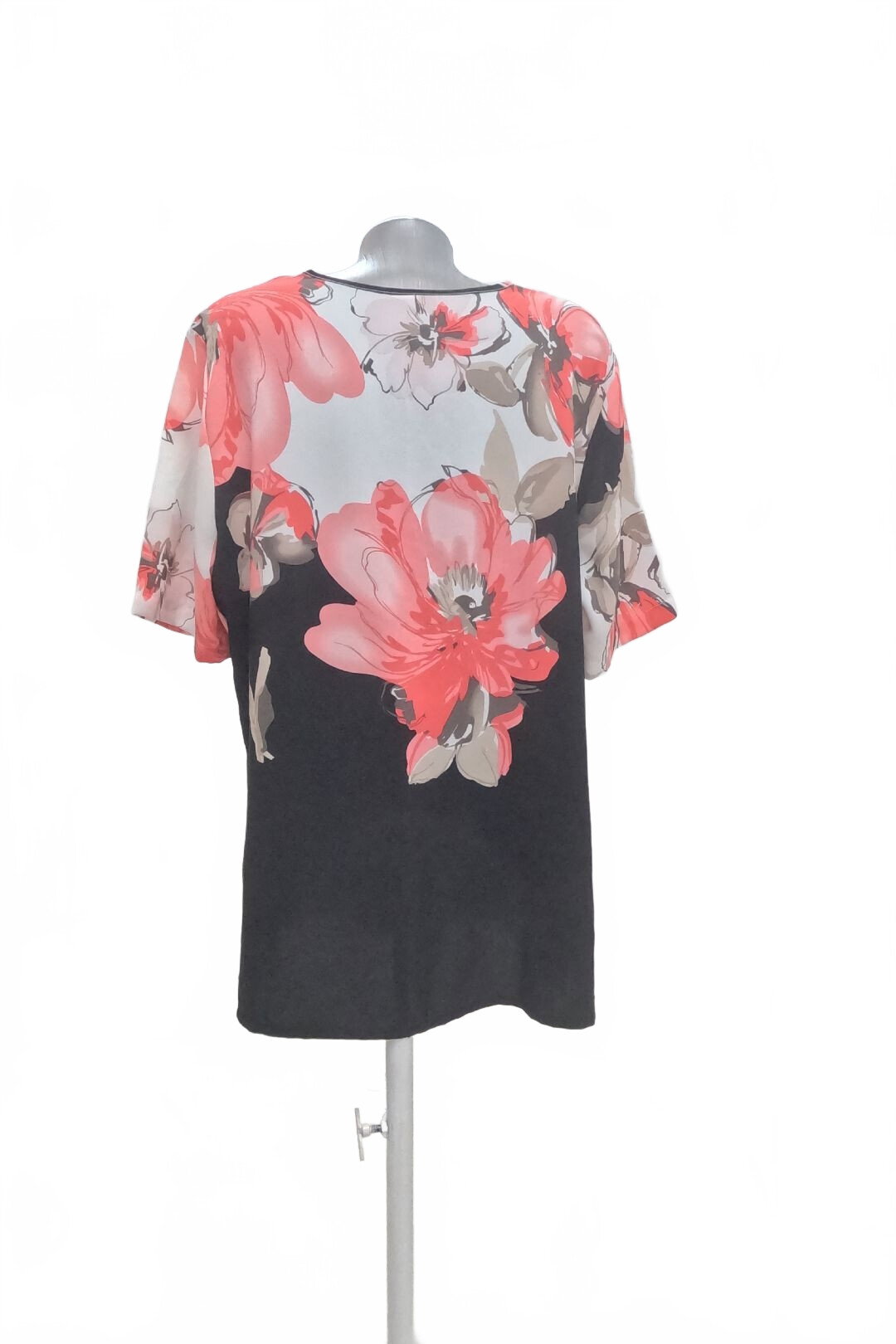 Damen -T-ShirtGenesisohne Aufdruck,farbegeblümt,größeXL