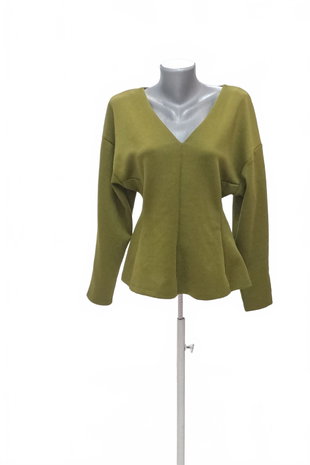 Damen -T-ShirtH&Mohne Aufdruck,farbekhaki,größeM
