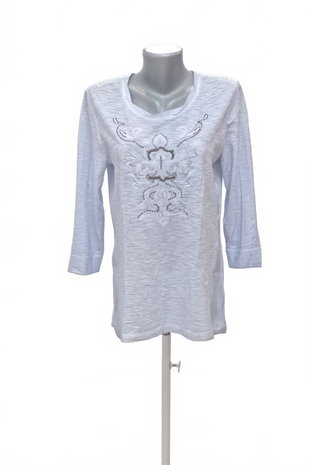 Damen -T-ShirtGenesismit Aufdruck,farbeblau,größe36