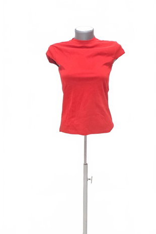 Damen -T-ShirtMohitoohne Aufdruck,farberot,größeS