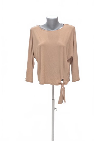 Damen -T-ShirtAmisuohne Aufdruck,farbebeige,größeS