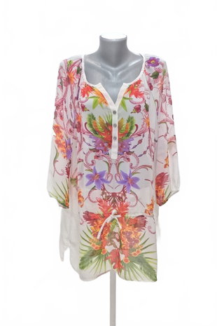 Damen bluse : Brand,Farbegeblümt,größe: size