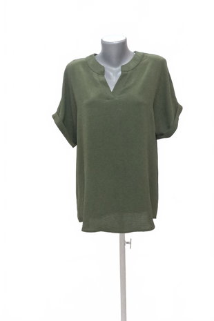 Damen -T-ShirtGenesisohne Aufdruck,farbegrün,größeL