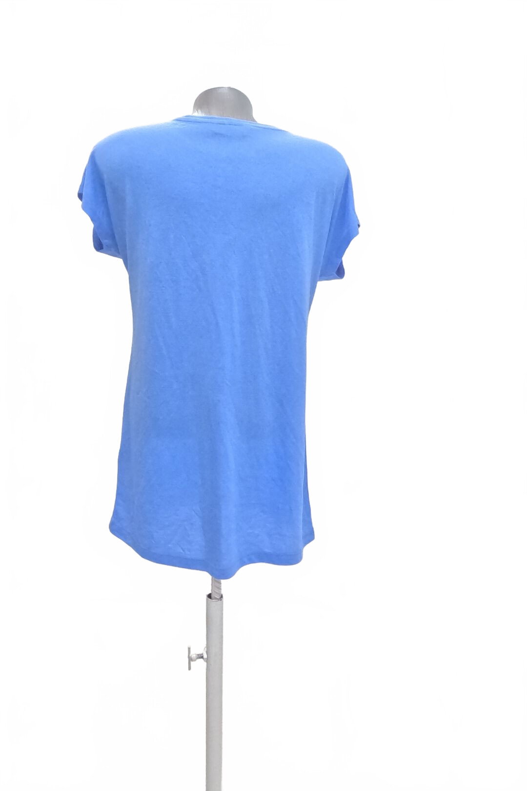 Damen -T-ShirtF&Fohne Aufdruck,farbeblau,größe34