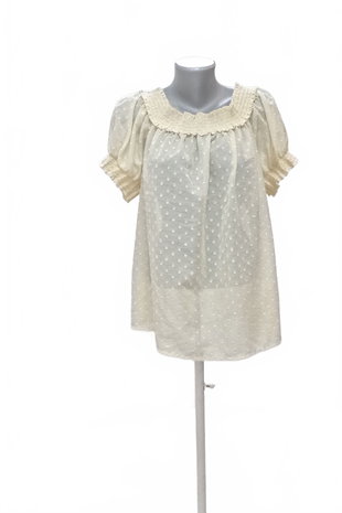 Damen -T-ShirtH&Mohne Aufdruck,farbebeige,größe44