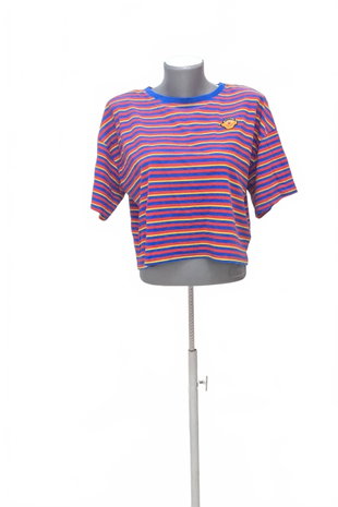 Damen -T-ShirtSinsayohne Aufdruck,farbegestreift,größeXL