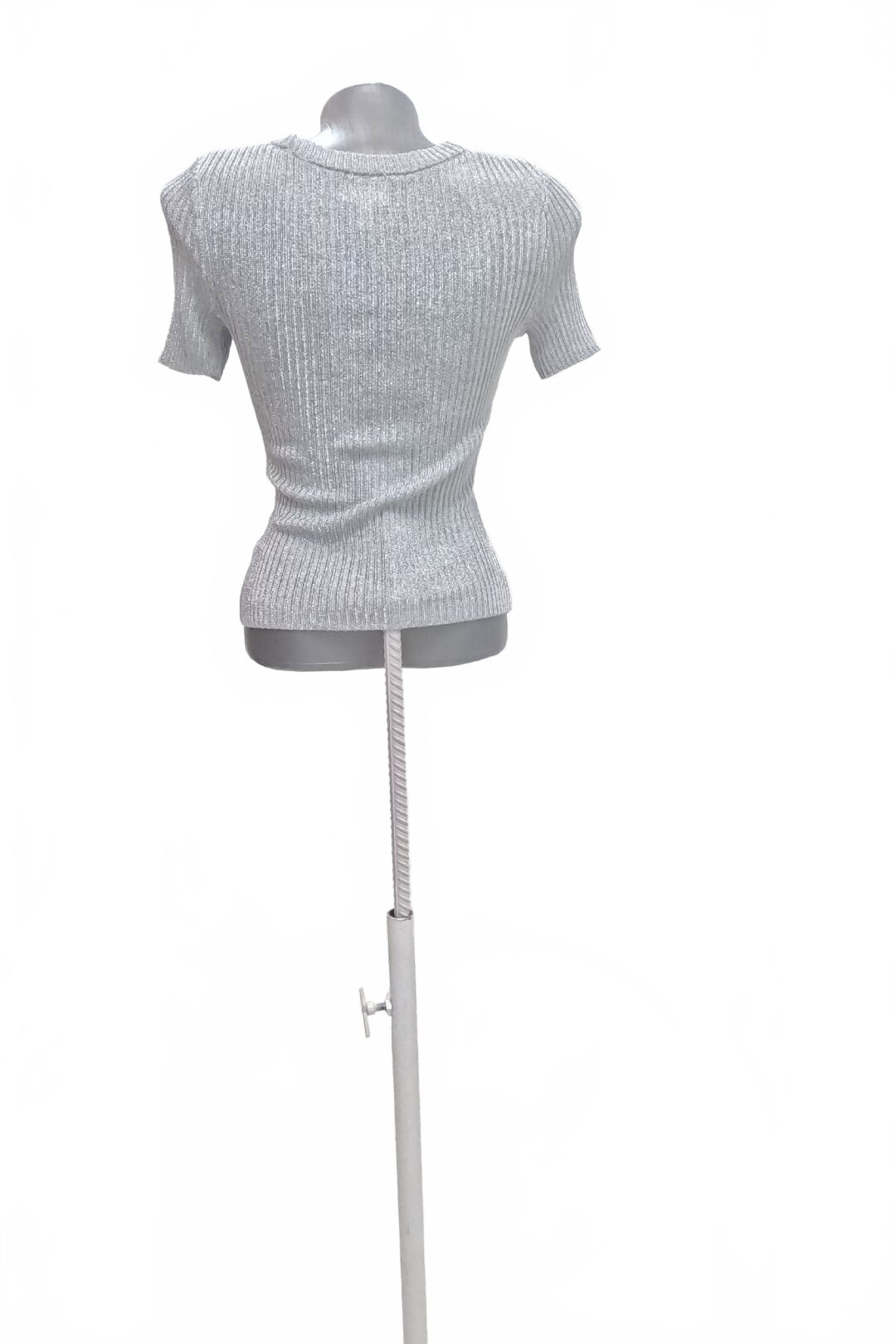 Damen -T-ShirtH&Mohne Aufdruck,farbesilber,größeXS