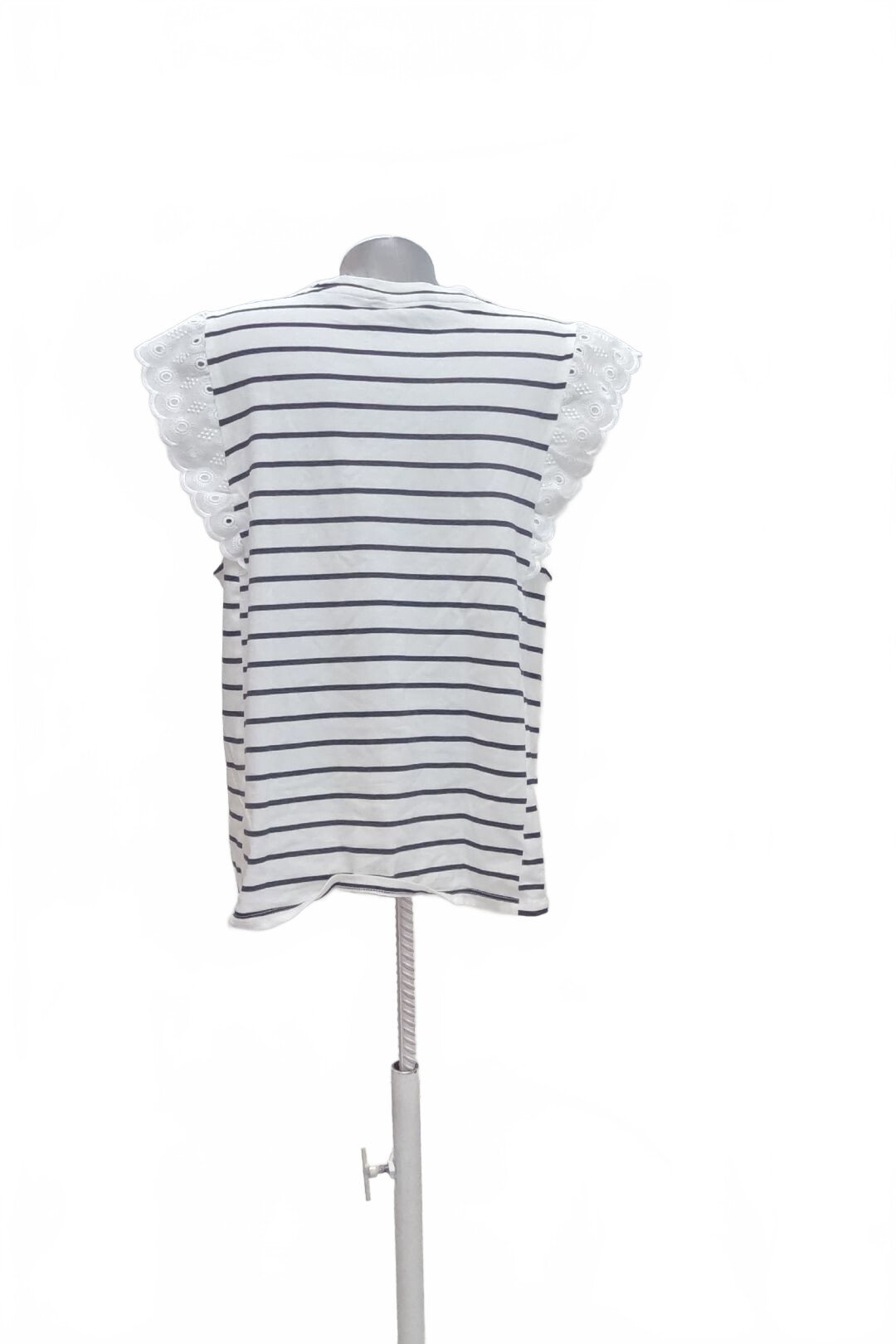 Damen -T-ShirtF&Fohne Aufdruck,farbegestreift,größe46