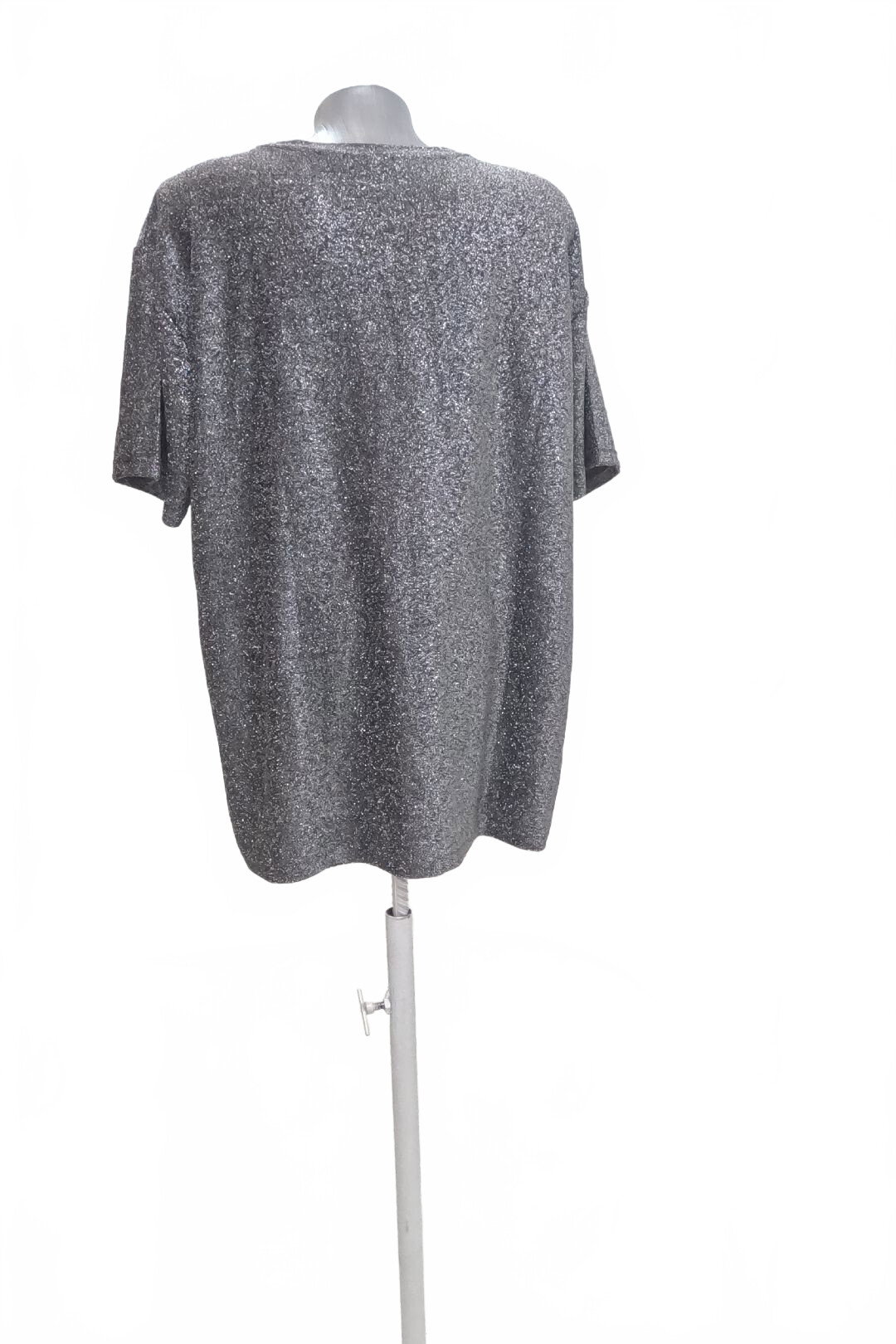 Damen -T-ShirtReservedmit Aufdruck,farbesilber,größeL