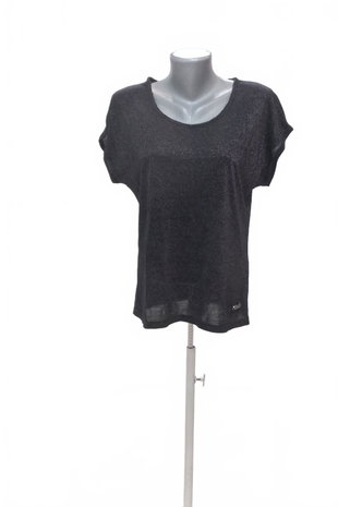 Damen -T-ShirtMonnariohne Aufdruck,farbeschwarz,größe36