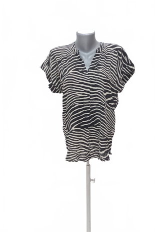 Damen -T-ShirtH&Mohne Aufdruck,farbeanimal-print,größe38