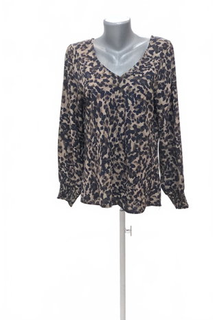 Damen -T-ShirtGenesisohne Aufdruck,farbeanimal-print,größeM