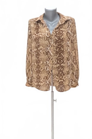 Damen bluse : Brand,Farbeanimal-print,größe: size