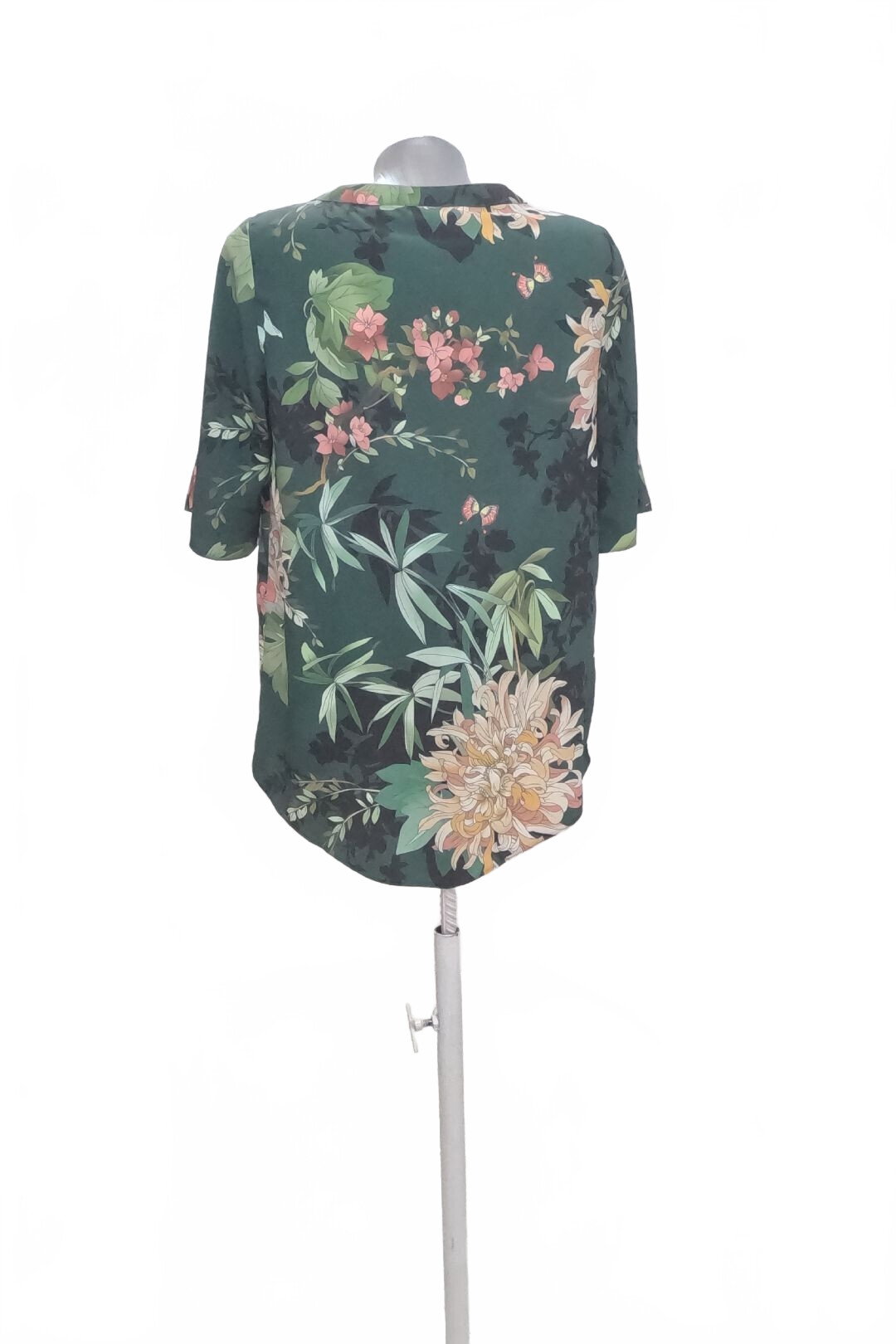 Damen -T-ShirtF&Fohne Aufdruck,farbegeblümt,größe38