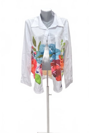 Damen bluse : Brand,Farbegeblümt,größe: size