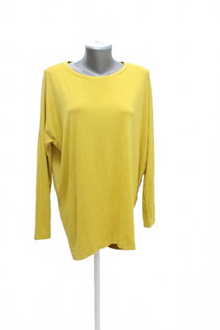 Damen -T-ShirtCosohne Aufdruck,farbegelb,größeS