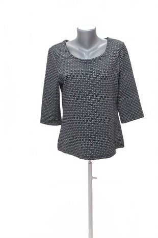 Damen -T-ShirtTaifunohne Aufdruck,farbegemustert,größeM