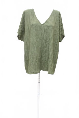 Damen -T-ShirtGenesisohne Aufdruck,farbekhaki,größe48