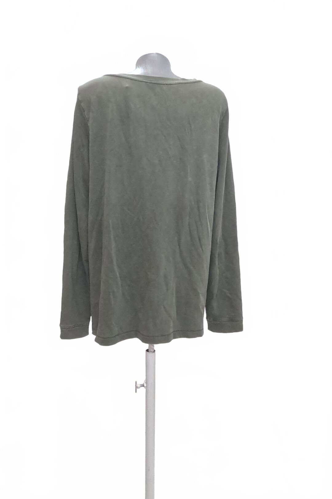 Damen -T-ShirtSandwichohne Aufdruck,farbekhaki,größe2XL